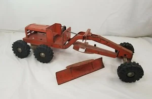 1949 Nylint Adams Motor Road Grader Vintage Pressed Steel Model Toy Diesel Hiway - Picture 1 of 7