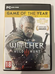PC THE WITCHER III 3 WILD HUNT GAME OF THE YEAR EDITION 6 DISC NEW UNSEALED - Picture 1 of 8