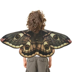 Kids Moth Wings Adjustable Butterfly Shawl Moth Cape Costume Halloween sweetie - Picture 1 of 4
