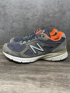 New Balance 990v4 Size 7.5 Wmns Made In USA Blue Orange W990NV4 Running Trainer - Picture 1 of 15