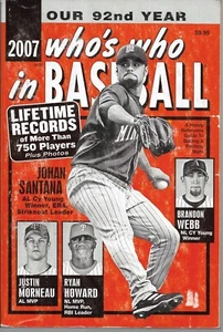 2007 Who's Who en el béisbol registros de por vida de jugadores de Grandes Ligas - Imagen 1 de 1