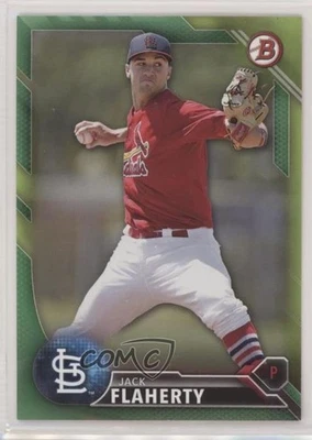 2016 Bowman Prospects Green /99 Jack Flaherty #BP89 - Image 1 of 2