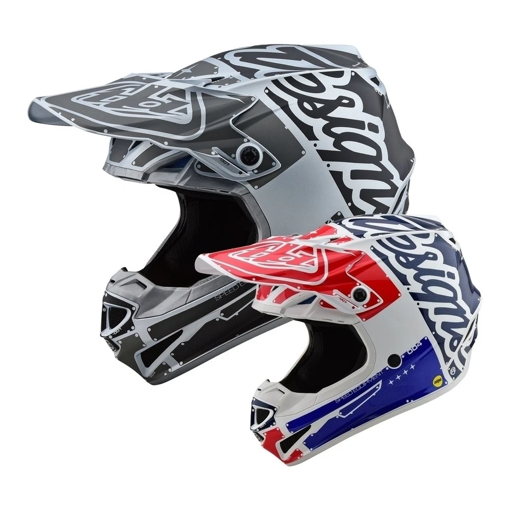 Visière Casque De Moto Cross Troy Lee Designs SE4 - Factory - Noir