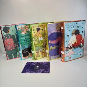 FairyLoot Heartstopper Graphic Novels Volumes 1-5 Set Alice Oseman (3-5 SIGNED) - Picture 1 of 24