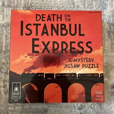 Rompecabezas de misterio clásico Death on The Istanbul Express, 1000 piezas Foto 1 de 4