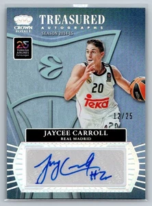 Autógrafos atesorados Crown Royale Euroliga 2024/25 Jaycee Carroll automático/25 - Imagen 1 de 2