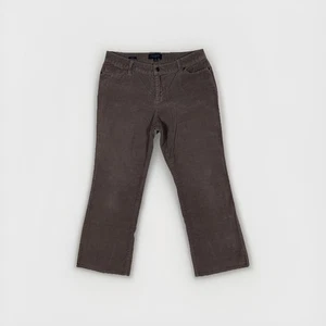 Talbots Curvy Leg Stretch Corduroy Pants Size 10P Mauve - Picture 1 of 12