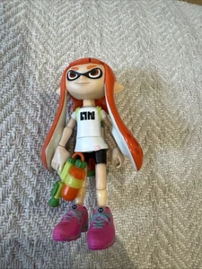 Figura de acción World Of Nintendo Splatoon Inkling Girl 4" Jakks Pacific -completa - Imagen 1 de 7