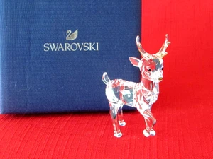 Swarovski Crystal SANTA'S REINDEER Christmas Figurine 5223261 - Picture 1 of 4