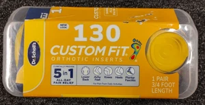 Dr. Scholl's Custom Fit Orthotics CF 130 Shoe Sole Insole Inserts, OBN, F1 - Picture 1 of 5