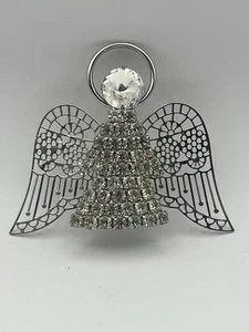 Silber Engel Brosche Anstecknadel - Bild 1 von 4