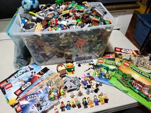 18+ Pfund Lego Stck./Stücke/Minifiguren/Zubehör-Star Wars Minecraft & mehr - Bild 1 von 11