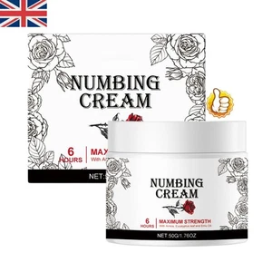 New Tattoo Numibing Cream Gel 50g - Calming Moisturizer Moisturizing Lotion - Picture 1 of 12