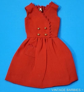 Vintage Skipper Doll Red Sensation #1901 Red Dress MINTY ~ 1960's - Picture 1 of 4
