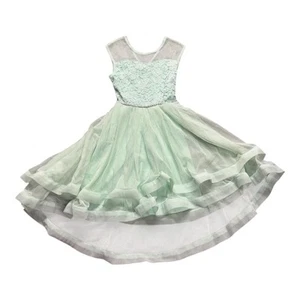 Speechless Lace Formal Dress Elegant Mint Green Girl’s Size 8 - Picture 1 of 3