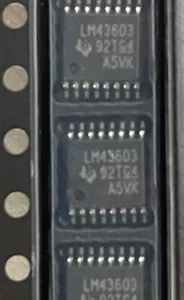 Regulador de voltaje de conmutación Texas Instruments LM43603PWPR HTSSOP-16 2 piezas - Imagen 1 de 2