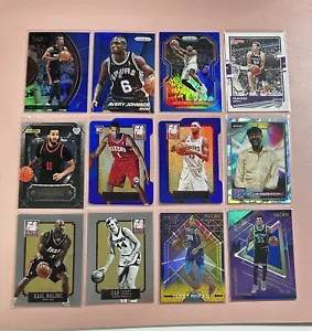Basketball Lot #’d Cards (12) Prizm/Select/More Karl Malone Rozier Avery Johnson - Picture 1 of 5