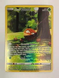 Pokemon TCG Hisuian Voltorb GG01/GG70 Corona Zenith Galleria Galariana Holo quasi nuovo - Foto 1 di 2
