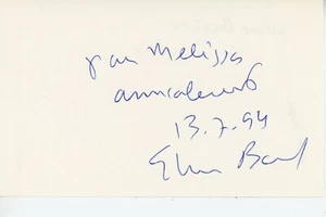 Biochemist Great Etienne-Emile Baulieu and his autograph  - Picture 1 of 1