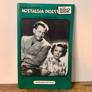NOSTALGIA DIGEST and RADIO GUIDE MAGAZINE Fibber McGee And Molly Aug-Sept 1986 - Picture 1 of 4