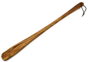 Schuhlöffel Schuhanzieher extra lang 60 cm geschliffen + geölt - aus Olivenholz - Bild 1 von 4