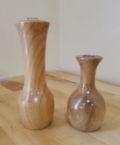 Myrtle Wood Single Bud Flower Vase by The Oregon Myrtlewood Factory-Your Choice - Picture 1 of 10