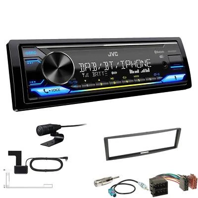 JVC KD-X472DBT Media Autoradio Bluetooth DAB+ für Renault Clio III 2005-2012 - Bild 1 von 4
