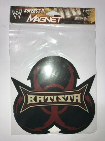 WWE WRESTLING Dave Batista SUPERSTAR Magnet 6 X 6 INCH NEW  FOREVER Cover