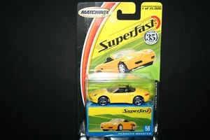 Matchbox 2004 #MB356 Superfast * Box #56 - Porsche Boxster (Lemon Yellow) - Picture 1 of 20