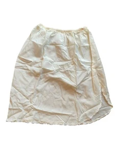 Vintage Christian Dior MEDIUM Lingerie Slip Undergarment Skirt White USA NWOT - Picture 1 of 7