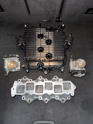 PORTED UPPER/LOWER MANIFOLD/THROTTLE BODY SET (vq37vhr 370z g37 q50 350z vq35hr - Image 1 of 4
