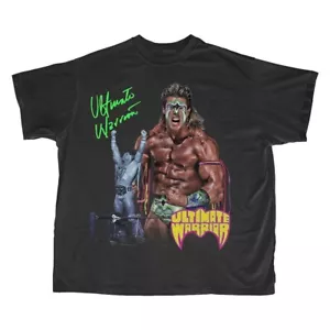 WWE Ultimate Warrior 90s Style Modern Vintage WWF T-SHIRT - Picture 1 of 1