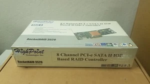HighPoint 3520 8 Channel RAID Controller Card PCIe SATA IOP Base - Picture 1 of 1