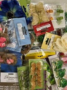 Ashland Different Craft Floral Birds Butterflies Garden Tiny Treasures 19 Types - Picture 1 of 19