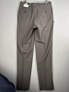 Cremieux Men’s Pants 34R Tan Beige Travel Smart Modern Fit UNHEMMED 3843 - Picture 1 of 19