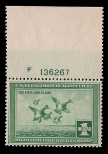 MOMEN: US STAMPS #RW4 DUCK MINT OG NH LOT #84396 - Picture 1 of 2