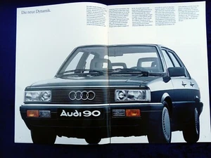 AUDI 90 Prospekt 1984, 8 Seiten - Picture 1 of 5