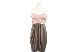 Aqua Coypink Bustier Mini Strapless Dress Women's Size M NWT - Picture 1 of 9