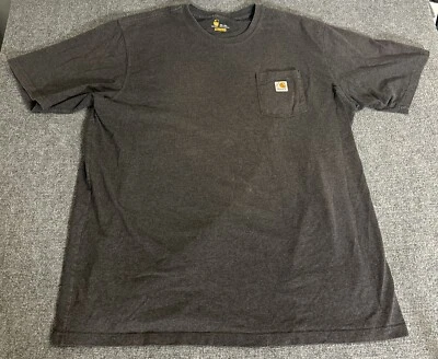 Carhartt T-Shirt Men’s 3XL Tall Gray Original Fit Pocket Tee Shirt - Image 1 of 4