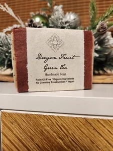 Dragonfruit Green Tea Organic Soap - Picture 1 of 5