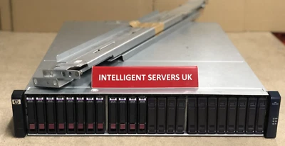 HP MSA 2040 10GBit iSCSI 16GB FC 4.8TB (12x 400GB 12G SSD) SAS SAN Configuration - Image 1 of 2