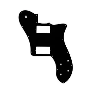 AE Guitars® HH Tele Deluxe 3-PLY B/W/B Black Pickguard - Picture 1 of 4
