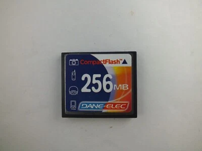 Original Dane-Elec 256 MB Compact Flash Memory Card Foto Kamera CF Karte 256MB - Image 1 of 4
