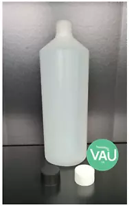 Empty Plastic Bottles & Tight Screw Caps 1000ml (1 ltr) - Picture 1 of 1