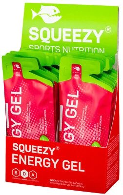 Squeezy Energy Gel Box 12 Beutel 33g *Mindesthaltbarkeit 08-2025*