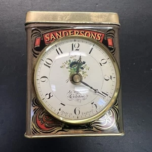 Orologio al quarzo Ja Bucknell | Sanderson’s English Breakfast Tea Tin | Inghilterra | Vintage - Foto 1 di 13