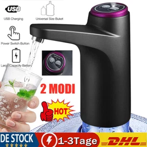 Wasserflaschen Pumpe Trinkwasserpumpe USB Elektrische Wasserpumpe Wasserspender - Bild 1 von 24