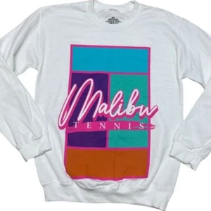 Sudadera Malibu Club de Tenis WMNS S Colorida Retro Deportiva Pullover Ropa Activa - Imagen 1 de 6