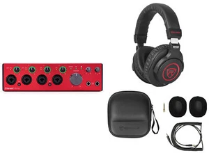 Focusrite Clarett+ 4Pre USB-C Audio Recording Interface JFET/ADAT+Headphones - Picture 1 of 12