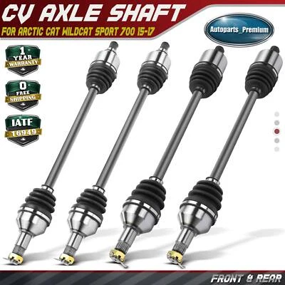 4x Front & Rear CV Axle Assembly for Arctic Cat Wildcat Sport Textron Off Road - Image 1 of 4